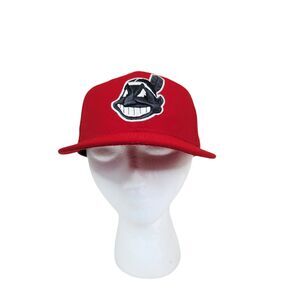 New Era 59/50 Cleveland Indians Wool Embroidered Logo Fitted Hat 6 7/8